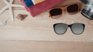 Wood Vs Plastic Sunglasses ssen in the image