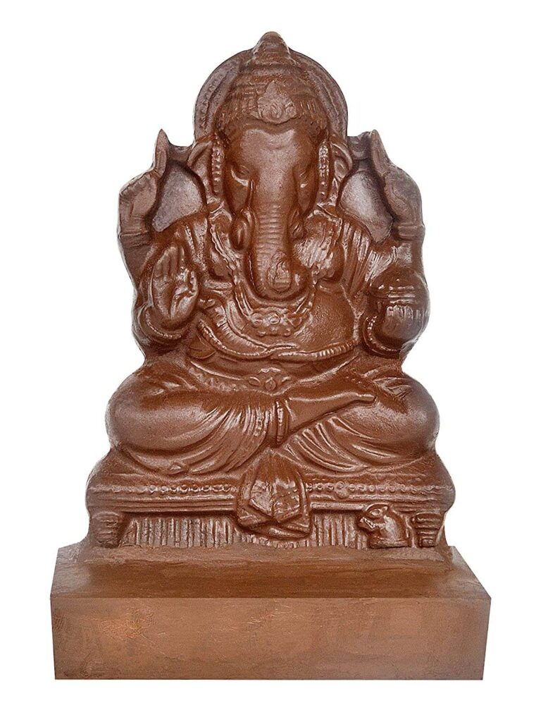 natural clay ganesha