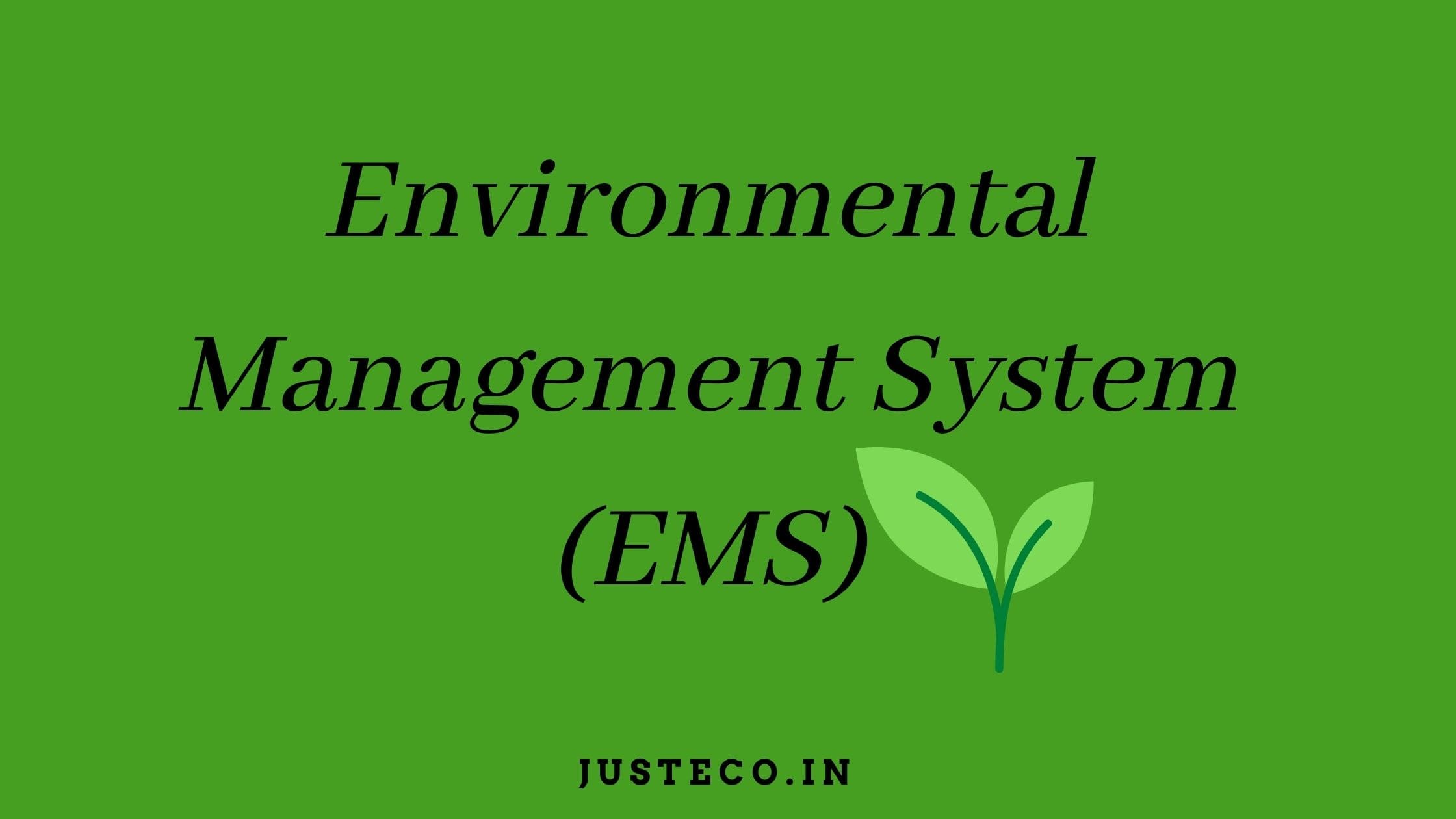 What is the meaning of Environmental Management System (EMS)