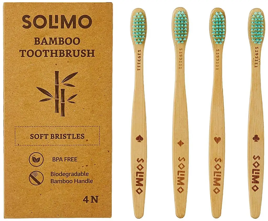 Solimo Bamboo Toothbrush