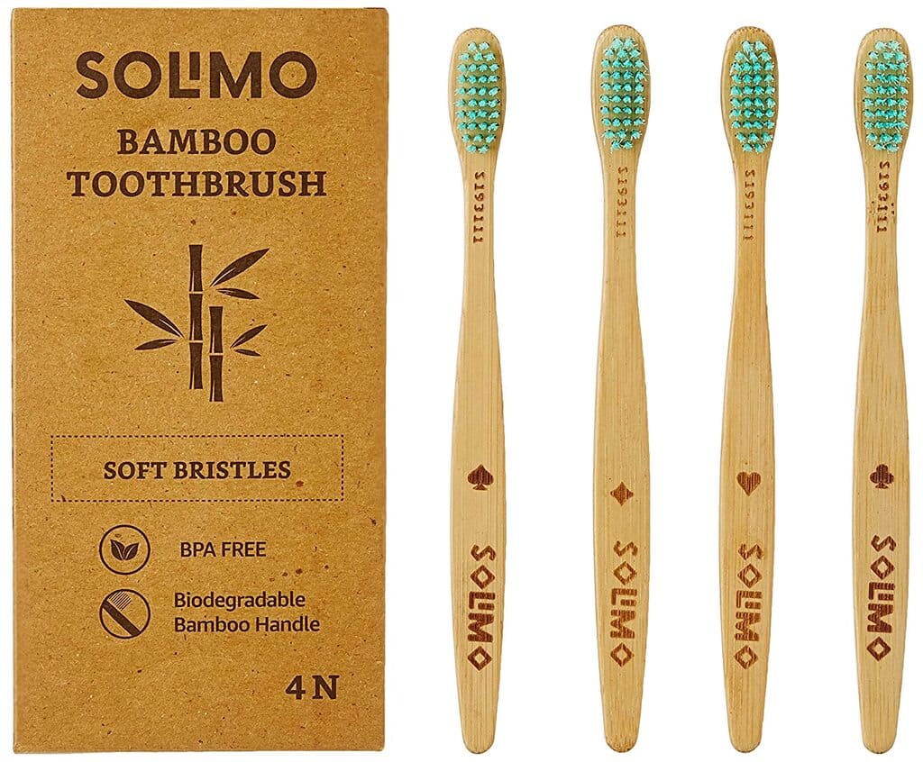 Solimo Bamboo Toothbrush