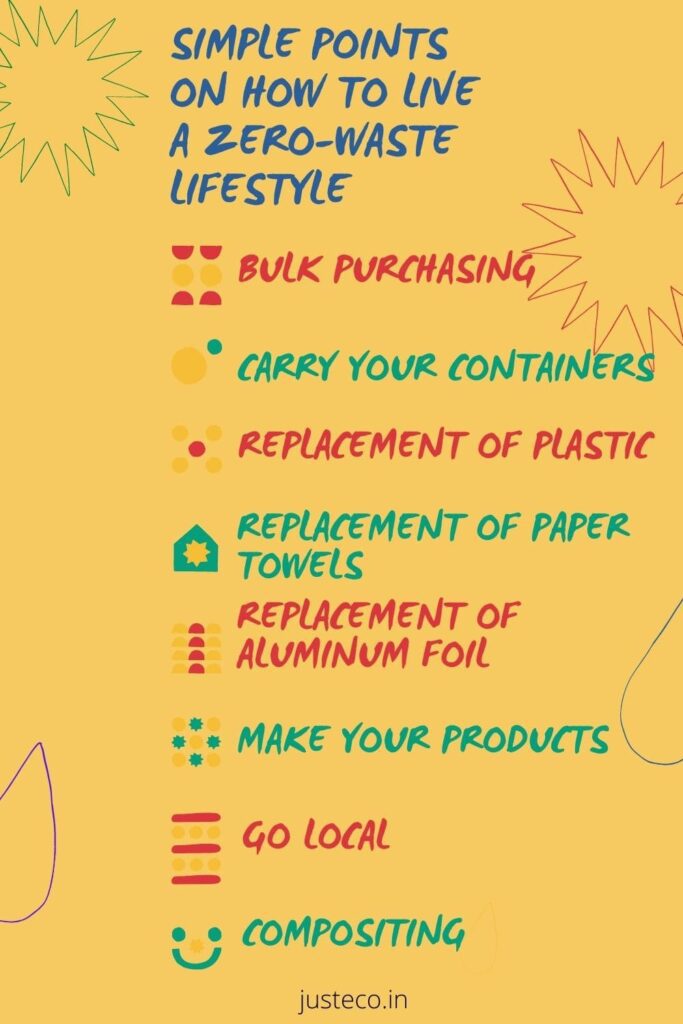 simple points on how to live a zero-waste lifestyle