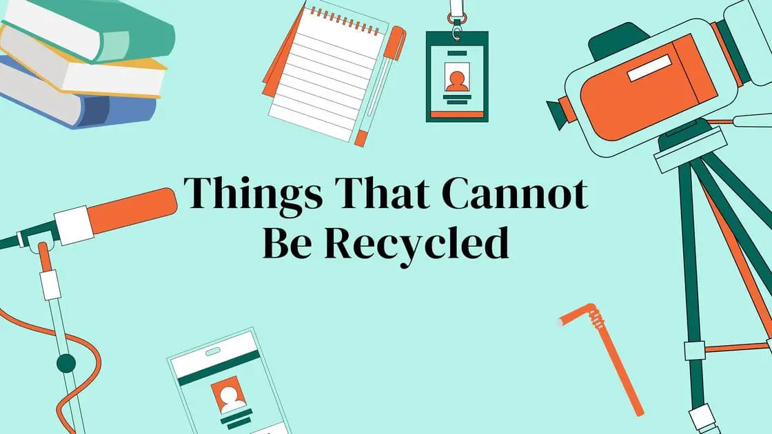 Things That Cannot Be Recycled