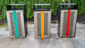 color coded dustbins