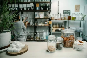 sustainable shop design